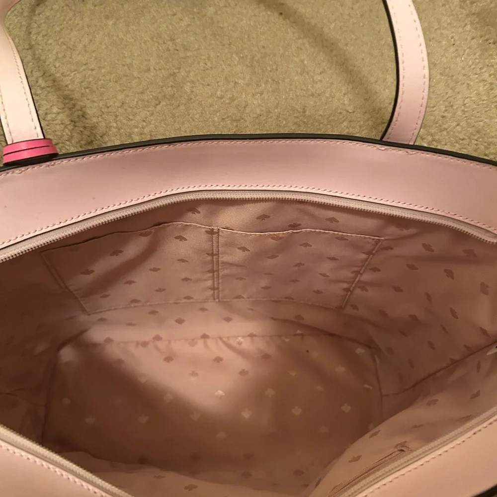 Kate Spade Two-Tone Pink Tote - Picture 3 of 7